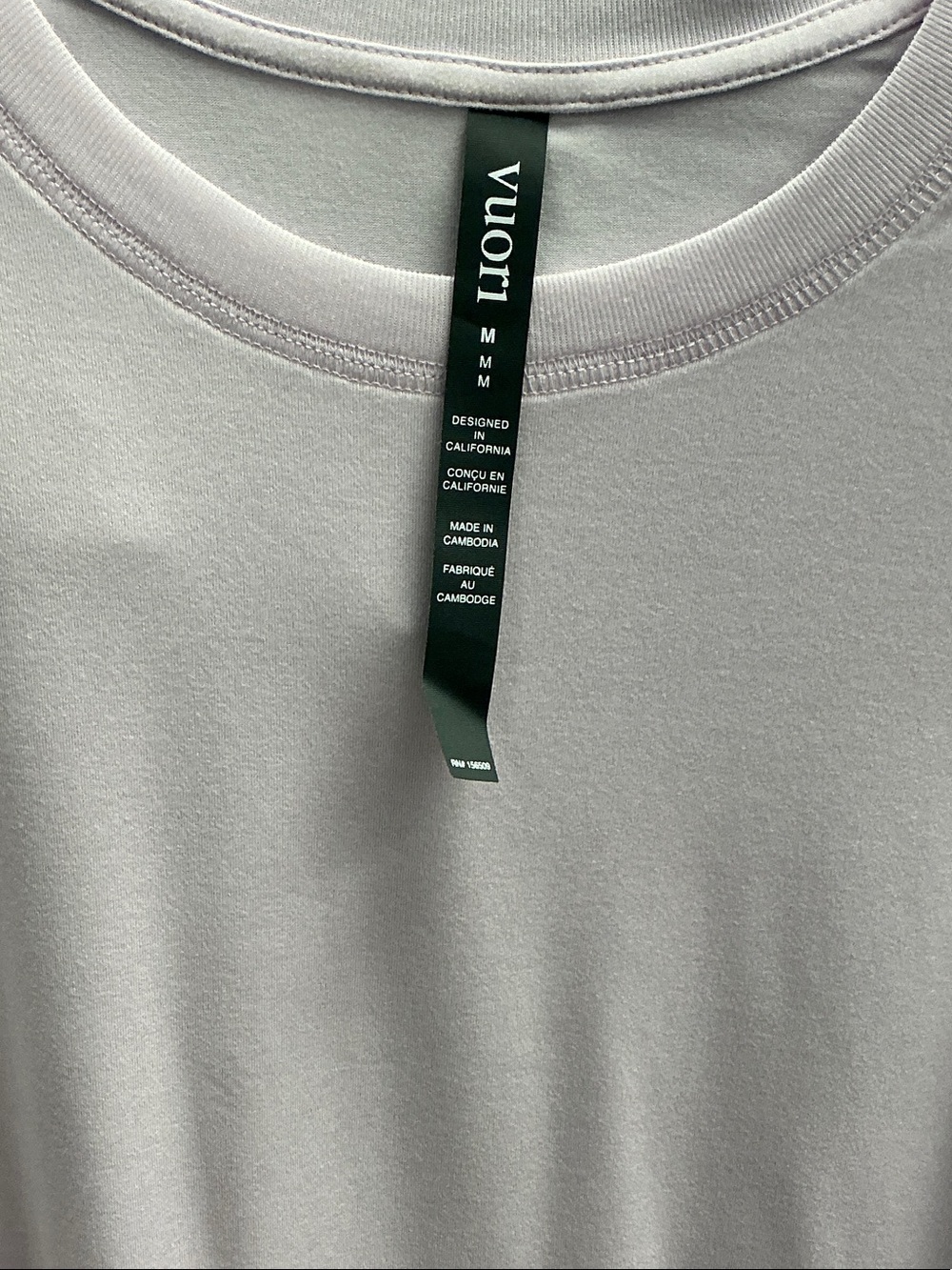 Vuori Energy Tee Long Lilac Breeze Heather - Picture 3 of 5